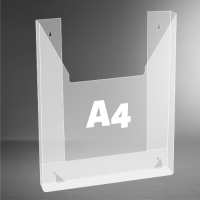 Карман А4 пластиковый информационный толщиной 0,7 мм для пачки бумаг