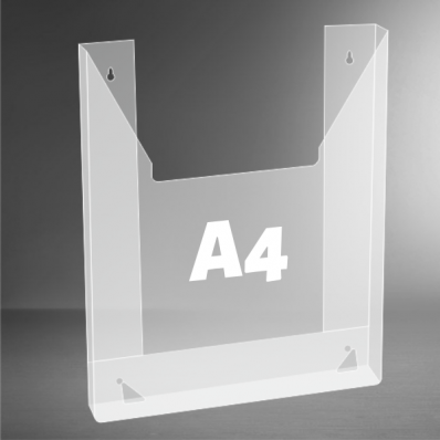 Карман А4 пластиковый информационный толщиной 1 мм для пачки бумаг